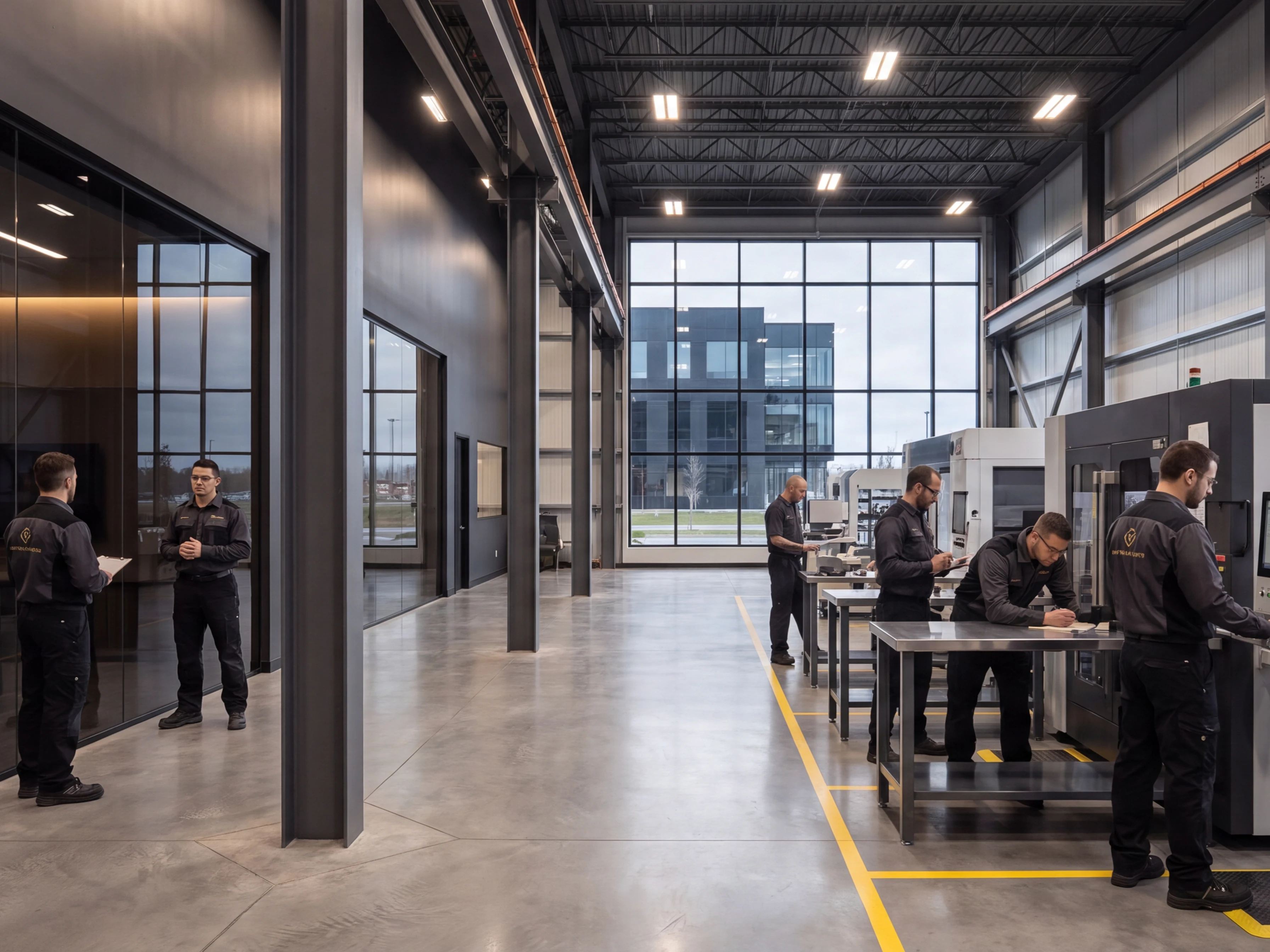 Installation industrielle moderne